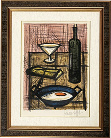 Lœuf sur le plat 皿の上の卵 by Bernard Buffet on artnet